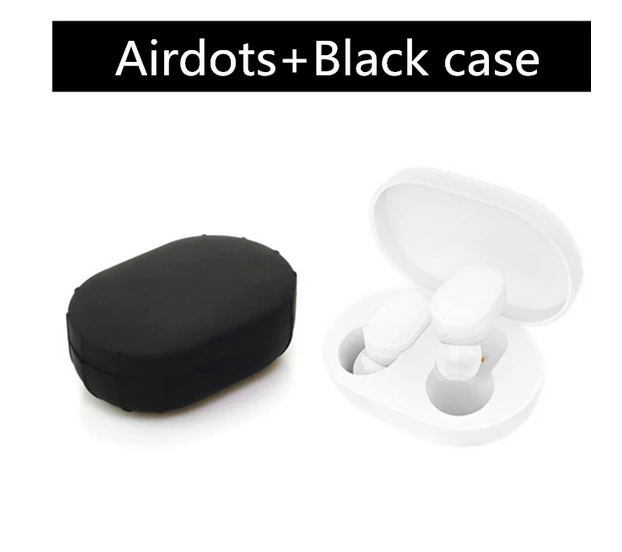 add black case Xiao mi AirDots Youth Bluetooth 5,0 TWS наушники Tap control mi гарнитура с зарядным устройством 6,5 г Handsfree AI control Белый - Цвет: add black case