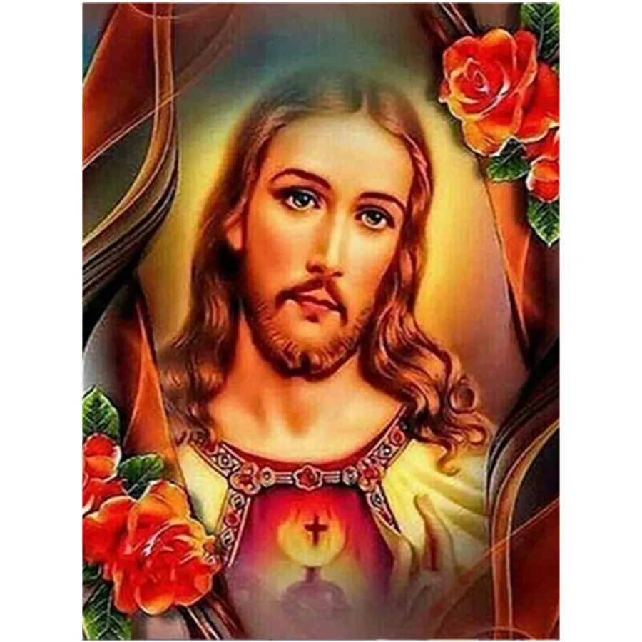 

DIY Diamond Painting Full Square Religious people Icon Diamond Embroidery Cross Stitch Mosaic Home Decor Gift