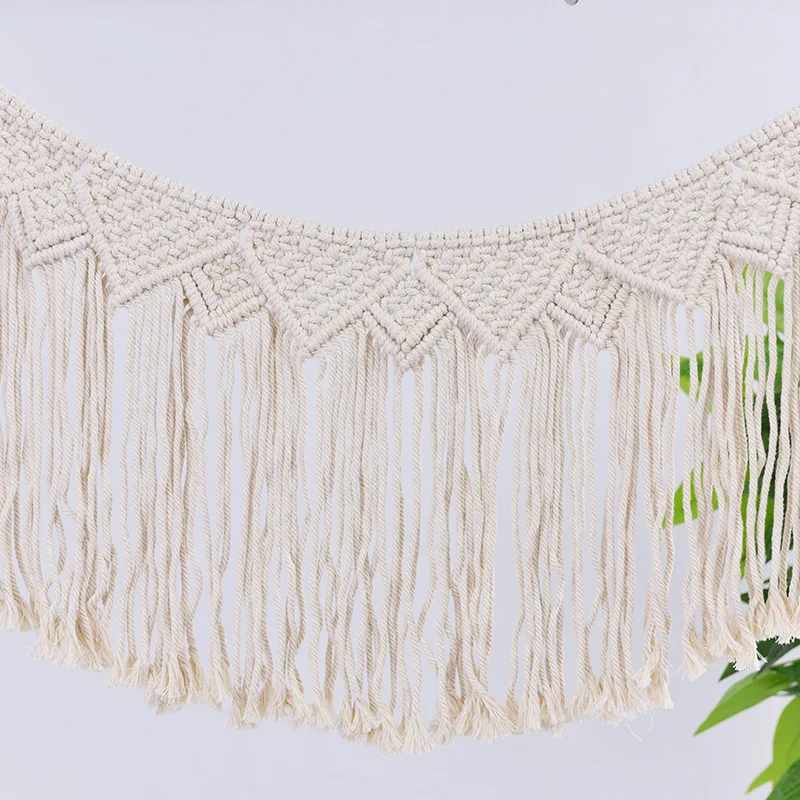 Новый макраме настенный тканый богемный веревка гобелен в стиле бохо домашний