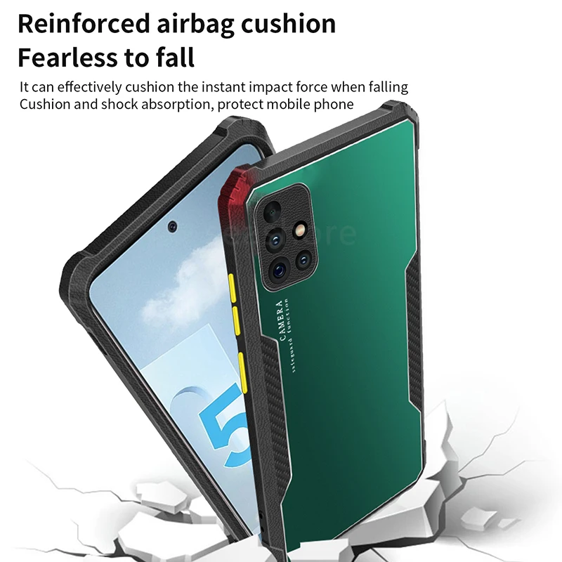 

Plating Matte Case on the For Samsung Galaxy S20 FE S20 S10 Note 20 10 Plus Ultra M30s A71 A51 A21 Luxury Metal Shockproof Cover
