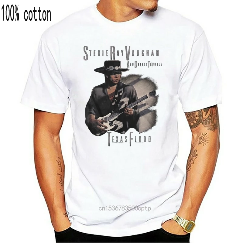 

Stevie Ray Vaughan And Double Trouble Texas Flood Adult T Shirt Rock Music