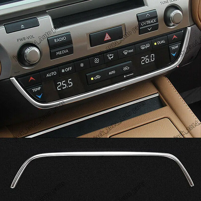 Сталь передняя отделка Управление Панель Накладка для 2013 Lexus ES350 ES300h