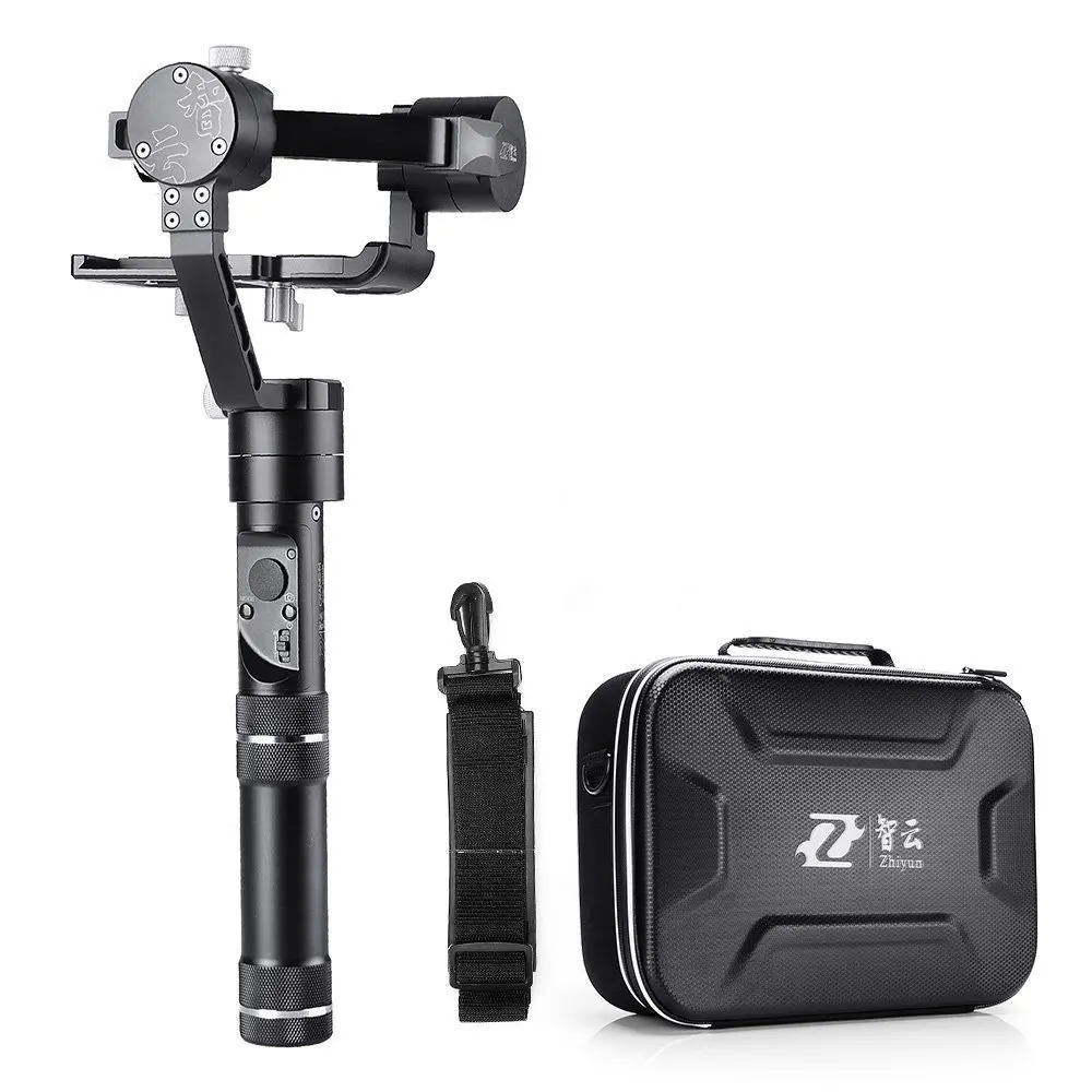 Crane m Zhiyun Crane-M Профессиональный 3-осевой Ручной Стабилизатор для смартфонов карты камеры компактных камер экшн-камер - Цвет: Crane m
