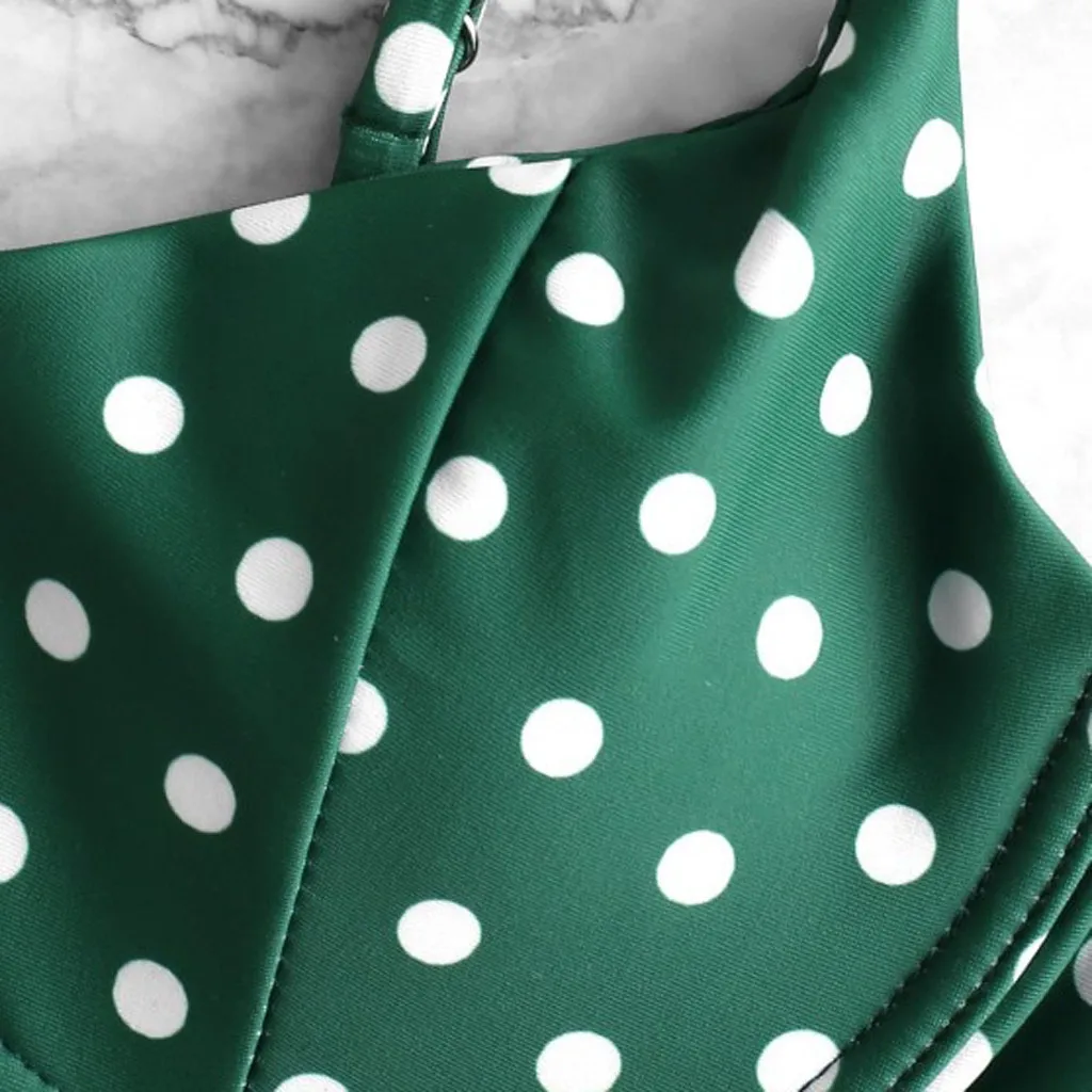 Женский раздельный купальник с цветочным принтом и V-образным вырезом |