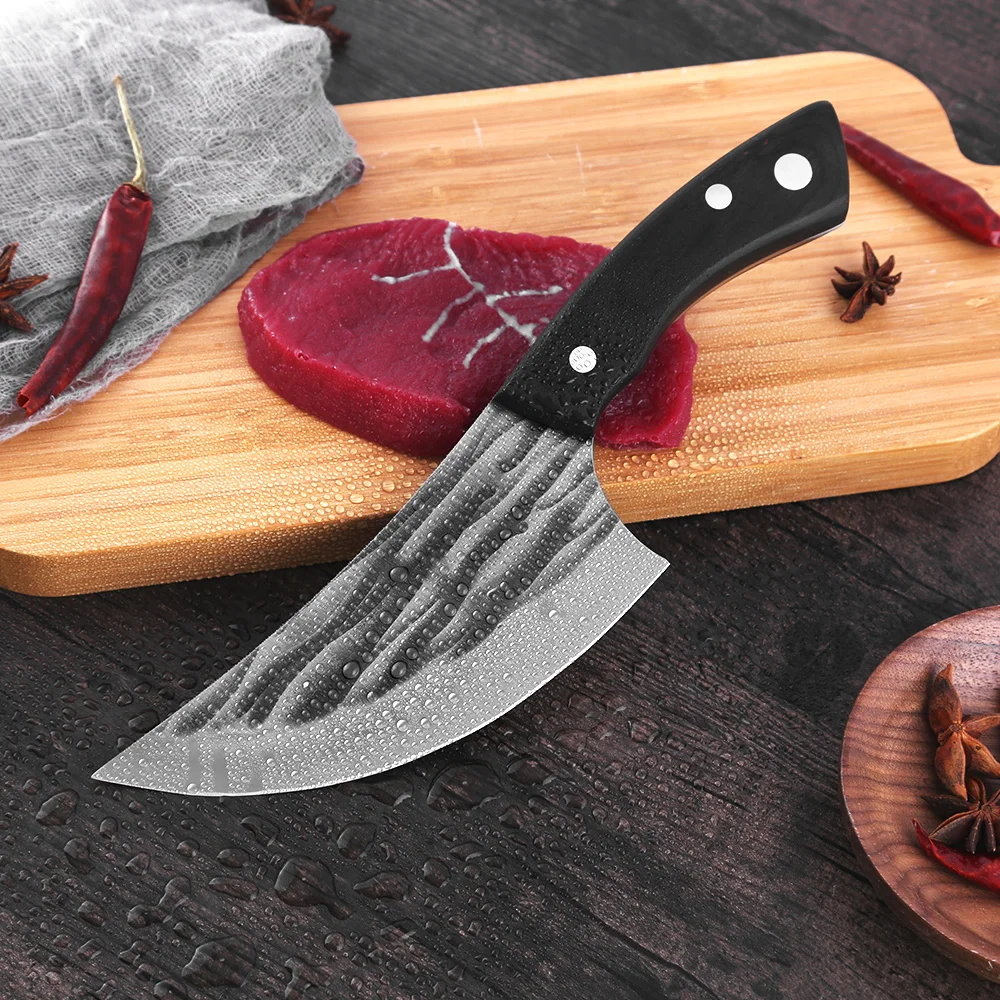 XYj 6 дюймов кованый нож обвалочный Ножи пластичный монтаж прочная лопасть с