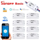 Переключатель дистанционного управления Sonoff Basic R2, Wi-Fi, работает с Alexa, Google Home, eWeLink