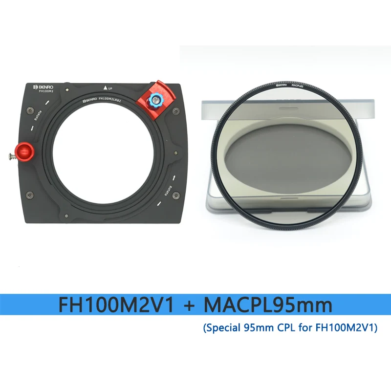 FH100M2V1 MACPL95 Benro FH100M2 FH100M2B FH100M2V1 FH100M2V2 FH100M2V3 FH100M2V4 100 мм квадратный фильтр системы ND/GND/CPL держатель фильтра - Цвет: FH100M2V1 MACPL95