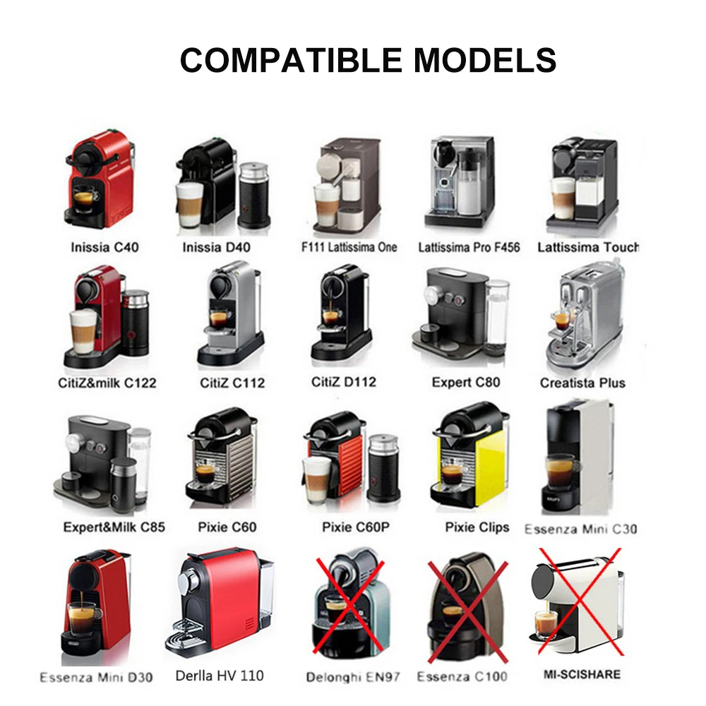 Reusable Coffee Capsule for Caffitaly Compact Filter Refillable Stainless Steel Pod Nespresso Citiz Pixie Machine | Дом и сад