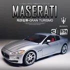 Модель спортивного автомобиля Maserati Gran Touring Coupe 1:24, модель литая игрушечного автомобиля, Коллекционная модель автомобиля с высокой симуляцией, подарок для детей