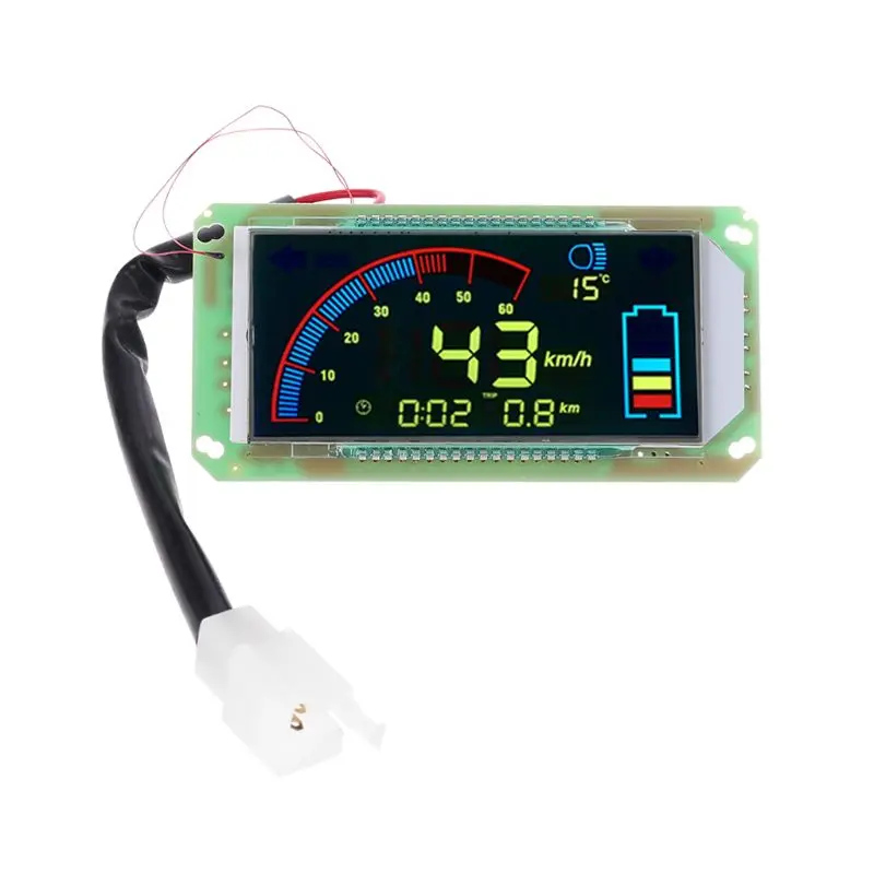 

L9NB Voltmeter Speedometer for Electric Scooter Bike Motorcycle Bicycle 48V 60V 72V