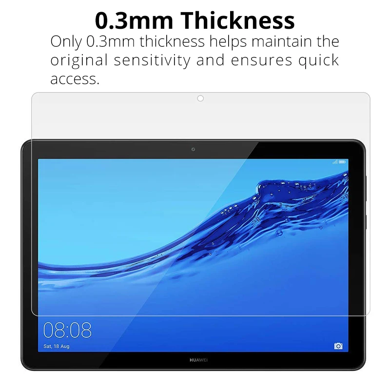 Закаленное стекло для экрана Huawei MediaPad T5 10 T3 8.0 M5 Lite 9 6 Honor V6 MatePad 1 Pro 4 T8 8 пленка
