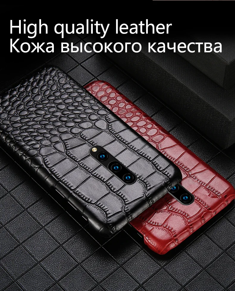 Чехол из натуральной кожи в деловом стиле для One plus 7, чехол 7 Pro с текстурой крокодила, противоударный чехол для телефона One plus 6 6T 5 5T coque