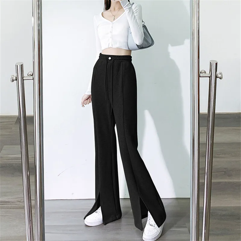 

Real Shot 2021 New Fashion Summer Women's Loose-Fitting High-Waist Straight-Leg Casual Harem Pants