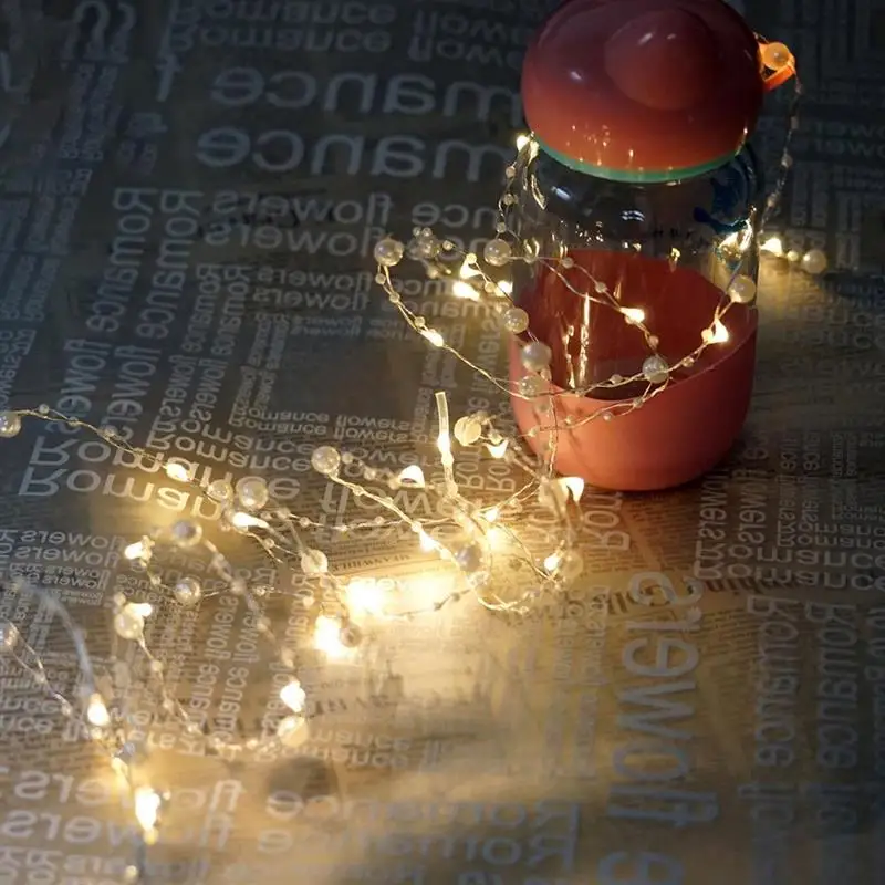 

Гирсветильник да с жемчужинами, 10 футов, 40 светодиодов, 8 режимов свечения