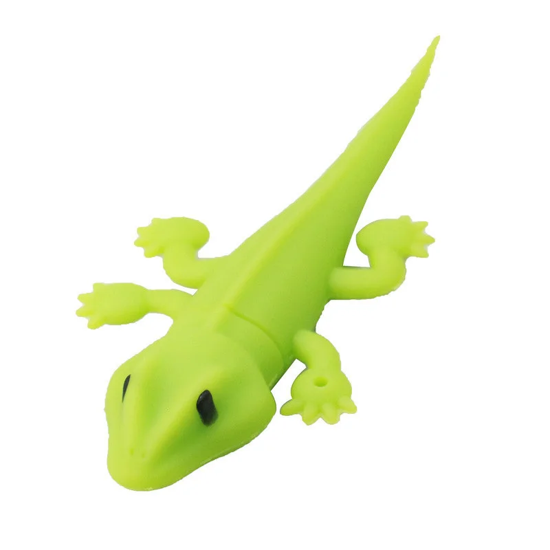 USB флеш накопитель зеленые броши в виде ящерицы 4 ГБ 8 16 32 64 Гб Gecko 3 0 высокое