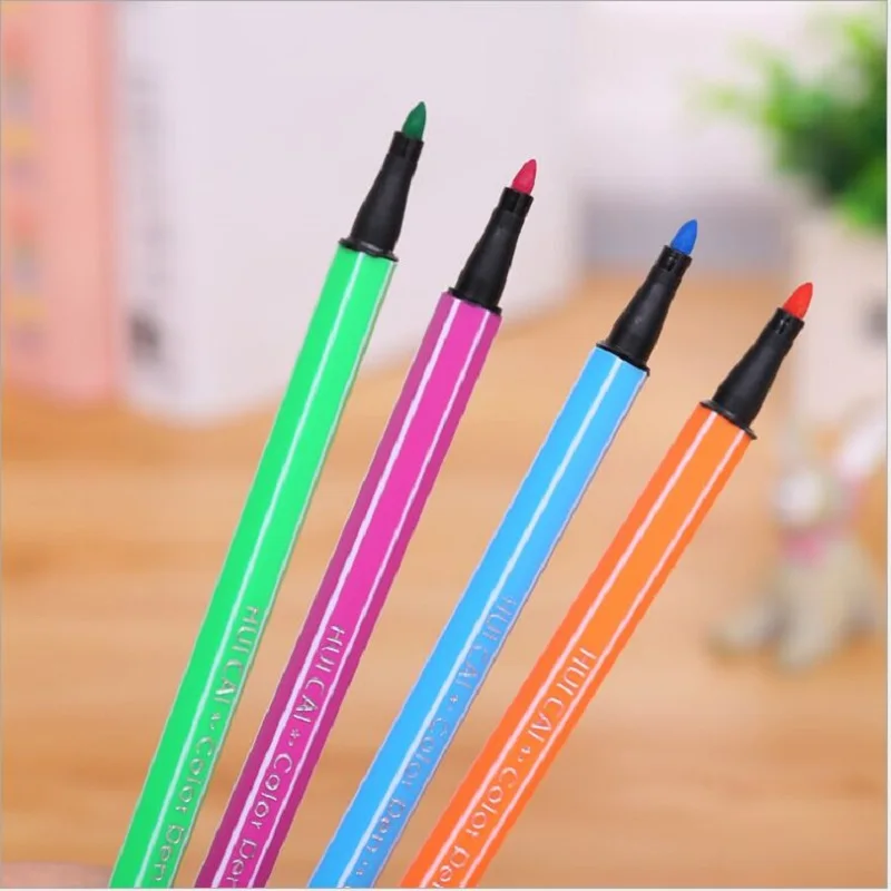 Канцелярские принадлежности 12 цветов моющиеся Мультфильм акварельные ручки