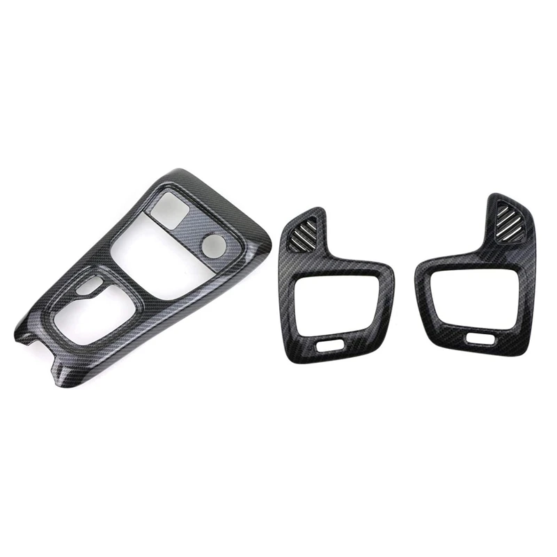 

Center Console Gear Shift Panel Frame Cover Trim With Inner Air Conditioner Cover Outlet Frame For Jeep Compass 17-20