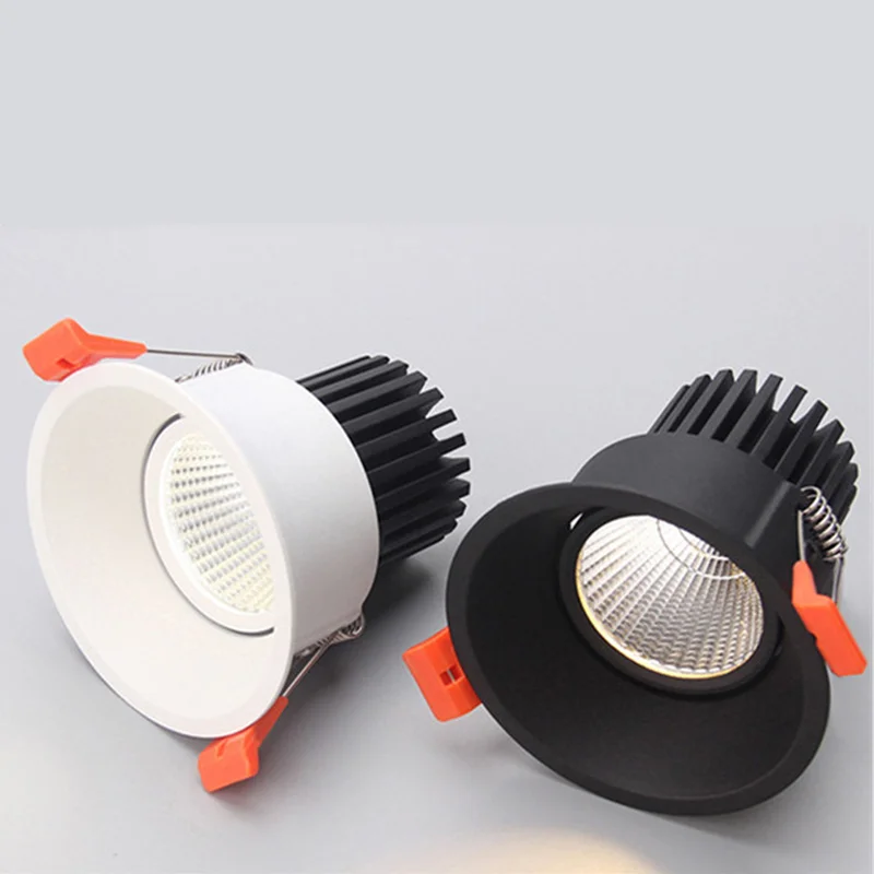 

Dimmable Eecessed Anti-Glare LED COB AV110 / 220V Ceiling Recessed Downlight 7w 12w Wall Washer Lamp Hotel Villa Home Lighting