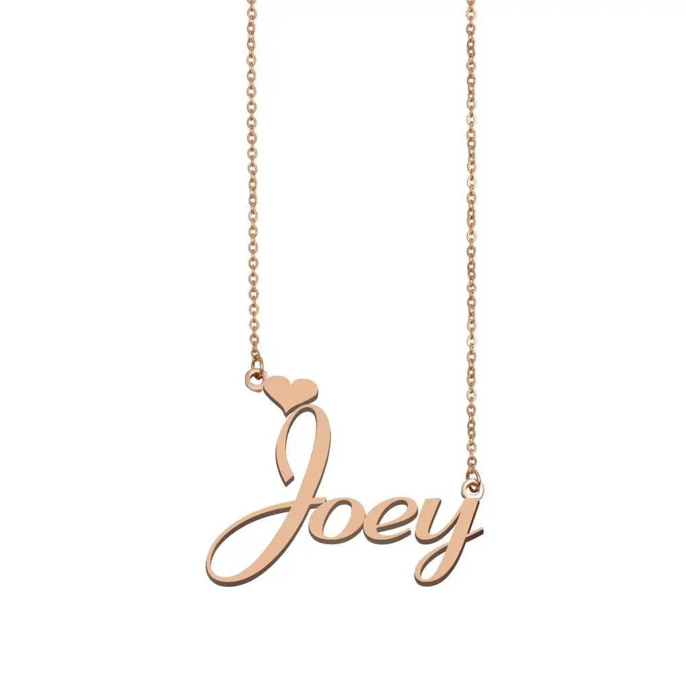 

Joey Name Necklace , Custom Name Necklace for Women Girls Best Friends Birthday Wedding Christmas Mother Days Gift
