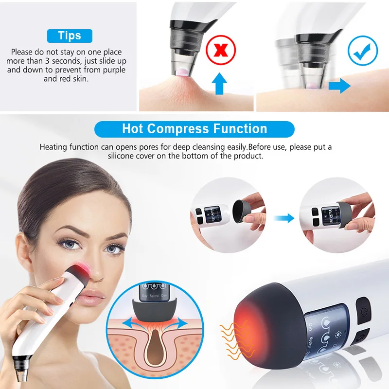 Средство для удаления черных точек вакуумный подогреватель очиститель пор