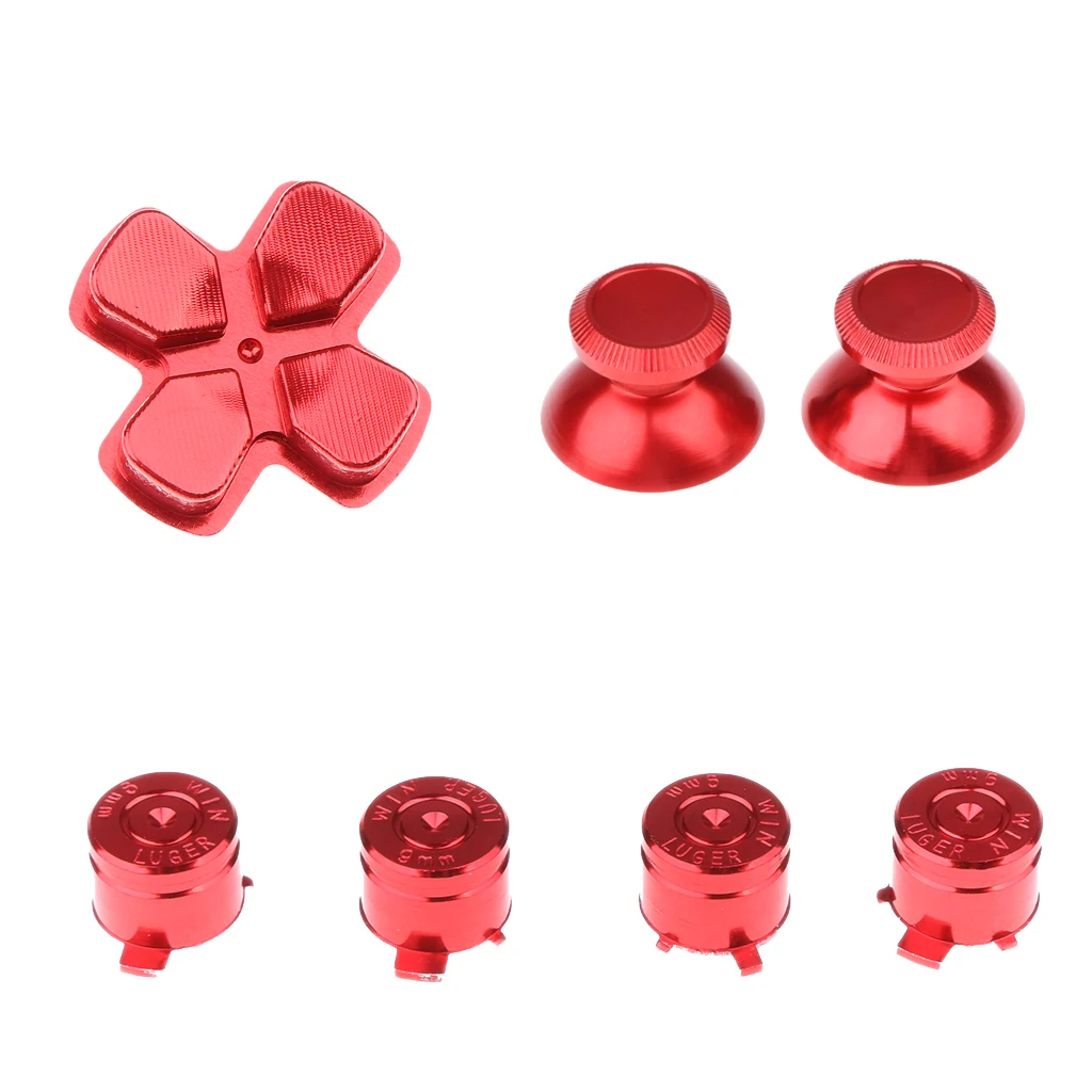 Металлические кнопки ABXY + колпачок для пальцев и хромированная d накладка