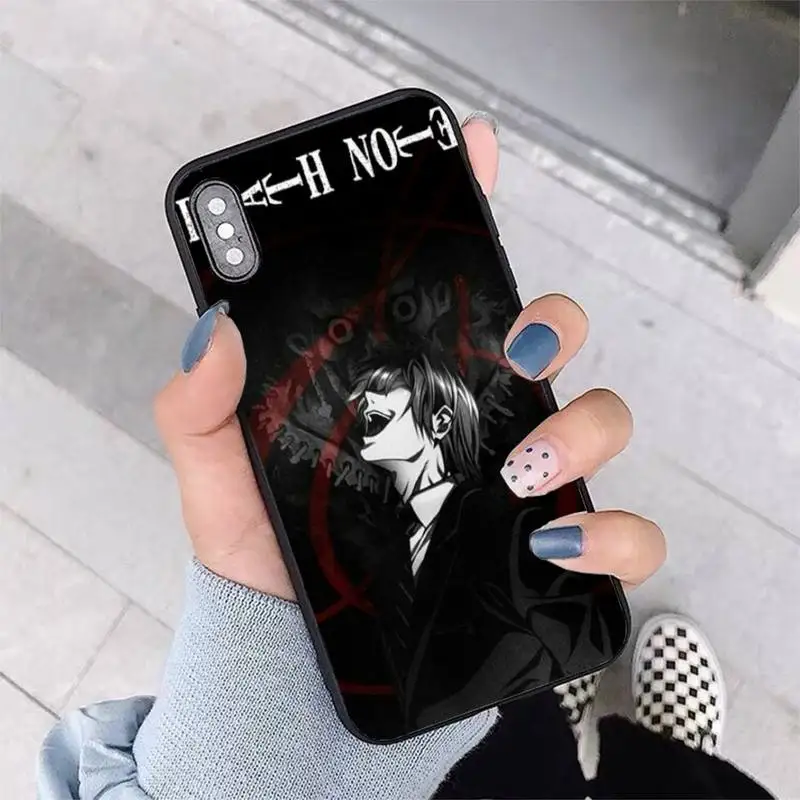 Чехол для телефона аниме Death Note чехол iPhone 13 11 12 pro XS MAX 8 7 6 6S Plus X 5S SE 2020 XR | Мобильные