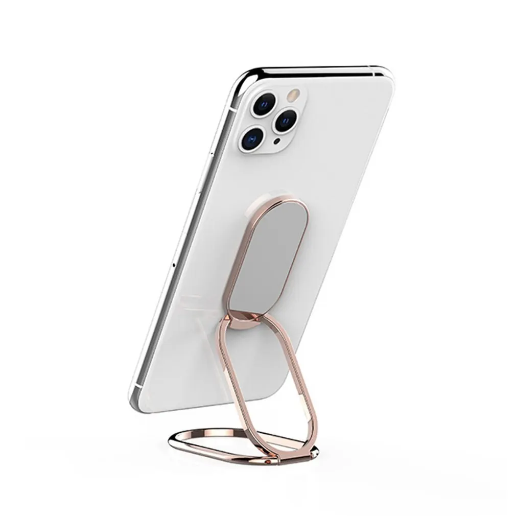 

Adjustable Mobile Phone Ring Holder Finger Kickstand 360 Degree Rotation & 180 Degree Flip Metal Phone Grip Universal