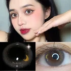 1 пара цветных контактных линз для глаз серия Сейлор Мун годовая Косметика естественный вид светящиеся линзы Модные