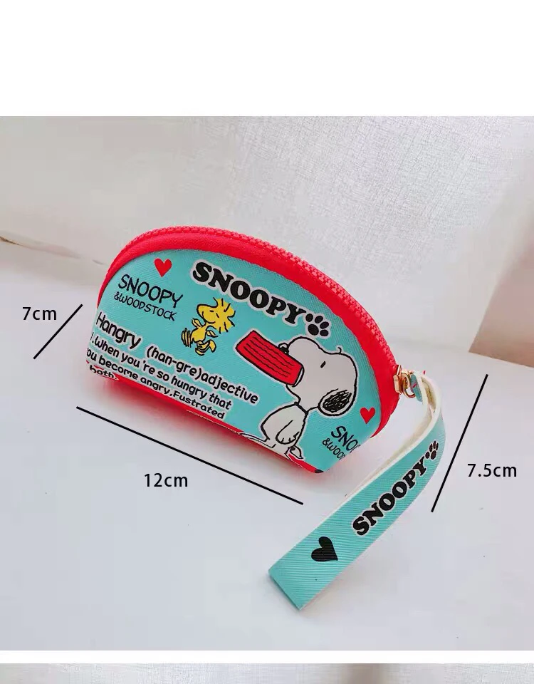 Два размера Peanuts Rogue Dog мультфильм кавайный чехол для карандаша большой емкости мультфильм холст пенал коробка принадлежности для школьников, студентов