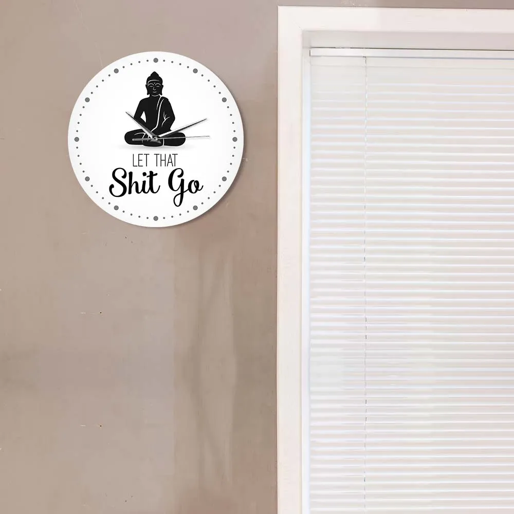 Наручные часы с цитатами Будды смешное юмористическое искусство бесшумные