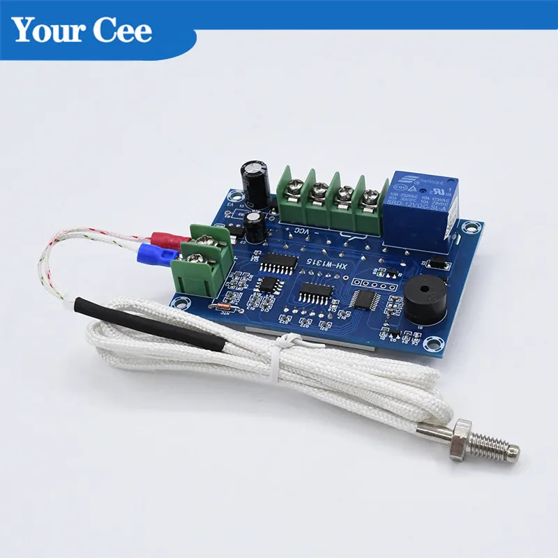 XH W1315 DC 12V 24V Высокое Температура светодиодный цифровой термостат переключатель K
