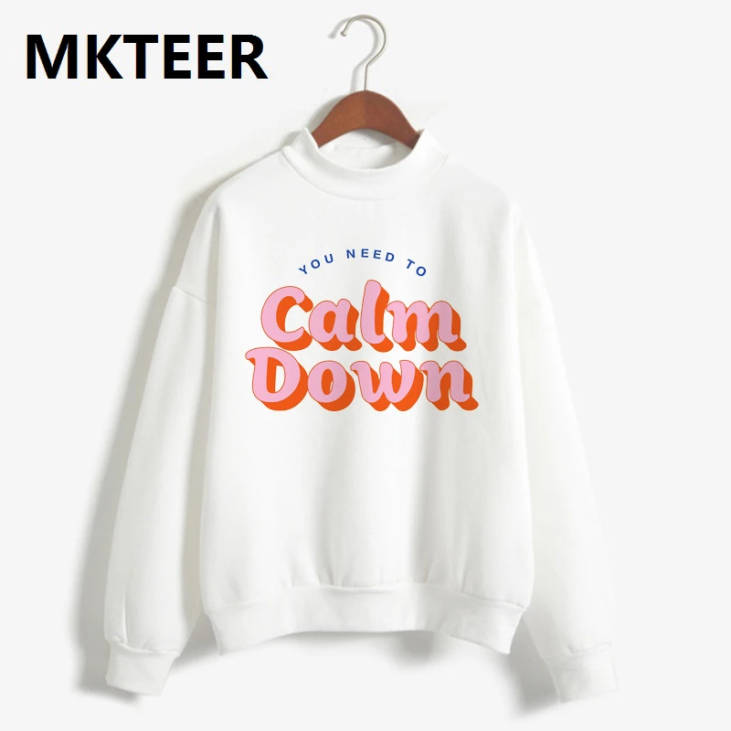 Зима что вам нужно для успокоения картина Harajuku пуловер с принтом Толстая