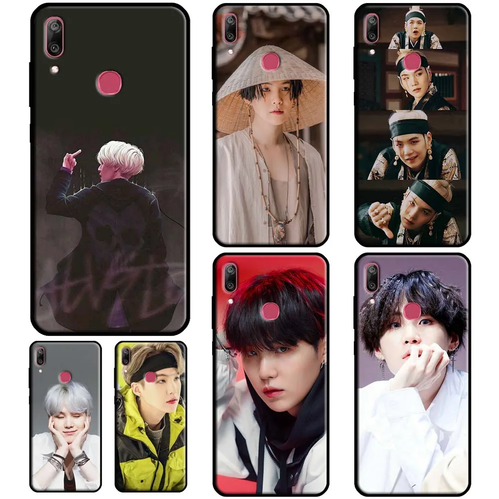 Чехол для телефона Suga Min Yoongi Kpop Huawei Y3 II Y5 2017 Y9 2019 Y7 Y6 Prime 2018 Y7A Y5P Y6P 2020 Nova 3 2 5T |