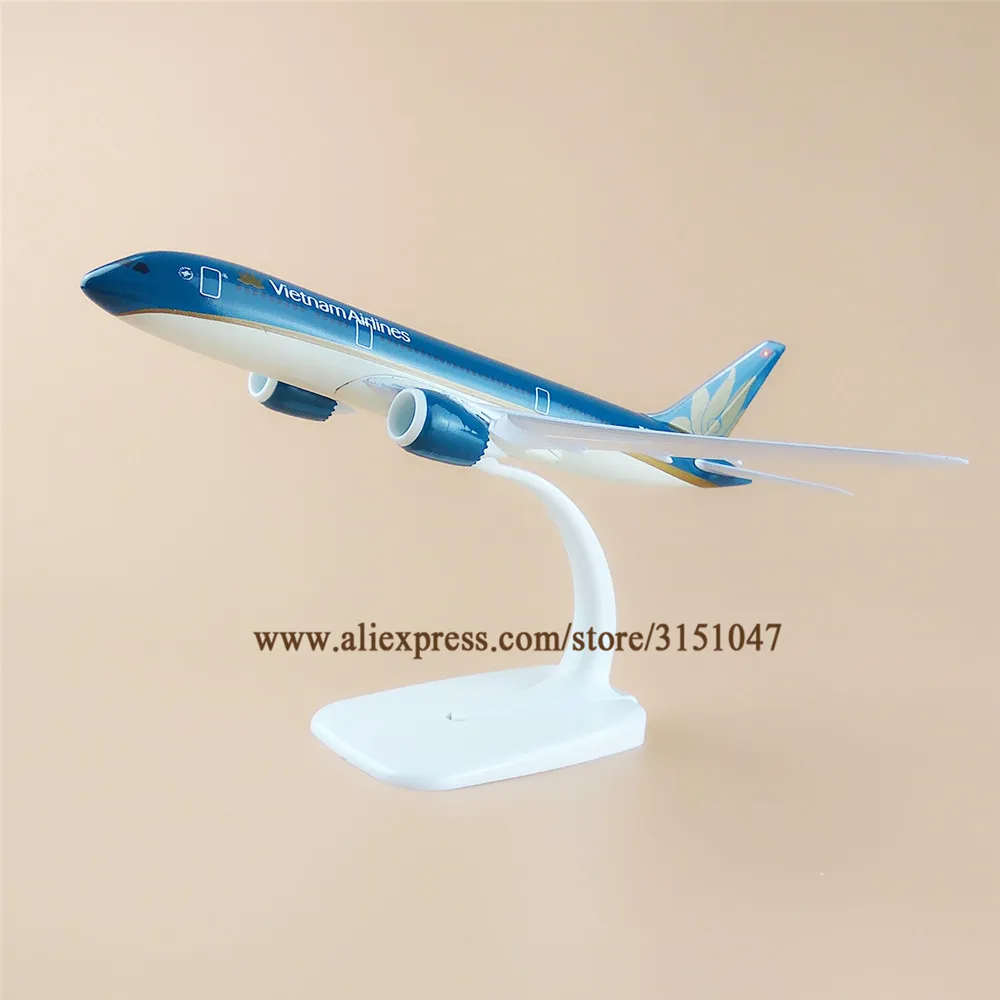 20 см Air VIETNAM Airlines Boeing 787 B787 Airways модель самолета из сплава металла литья под