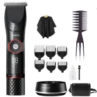 3500 мАч, 10H машинка для стрижки волос для Для мужчин моющиеся Перезаряжаемые машинка для стрижки волос в Нержавеющая сталь профессиональная машина для резки Беспроводной