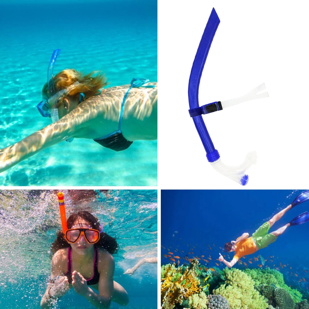

Full Dry Diving Snorkel Breathing Tube with Silicone Mouthpiece Snorkel for Water Swimming Snorkeling Equipment