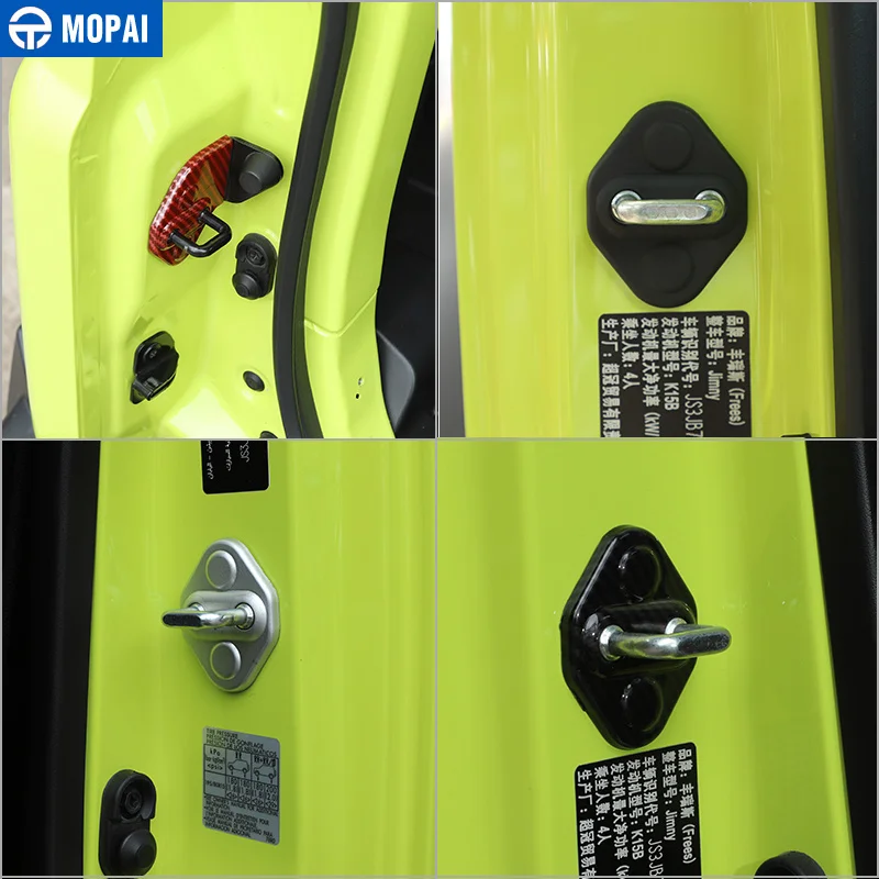 MOPAI автомобильные наклейки для Suzuki Jimny JB74 Автомобильный Дверной замок