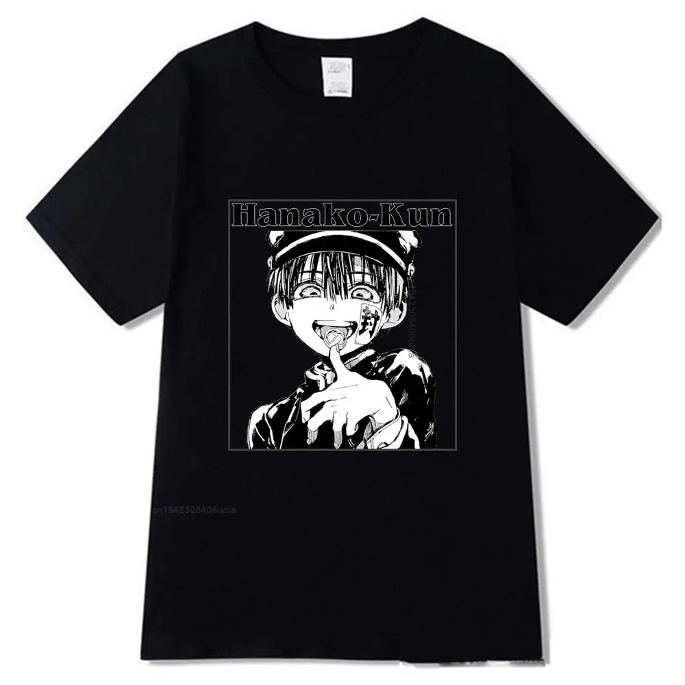 Funny Hanako T Shirt Men Fashion Casual Short Sleeve Tshirts Harajuku Funny Unisex Oversized T-Shirt Male