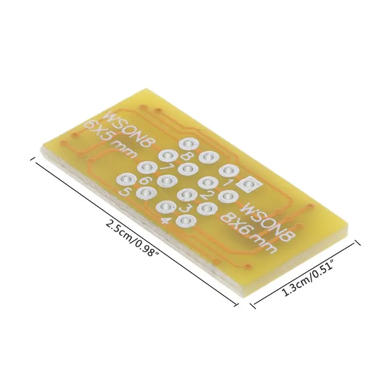 Плата адаптера WSON8 К DIP8 1 шт. плата QFN8/DFN8 и WSON8/MLF8 Socket 4XFB|Запчасти фильтров для воды| |