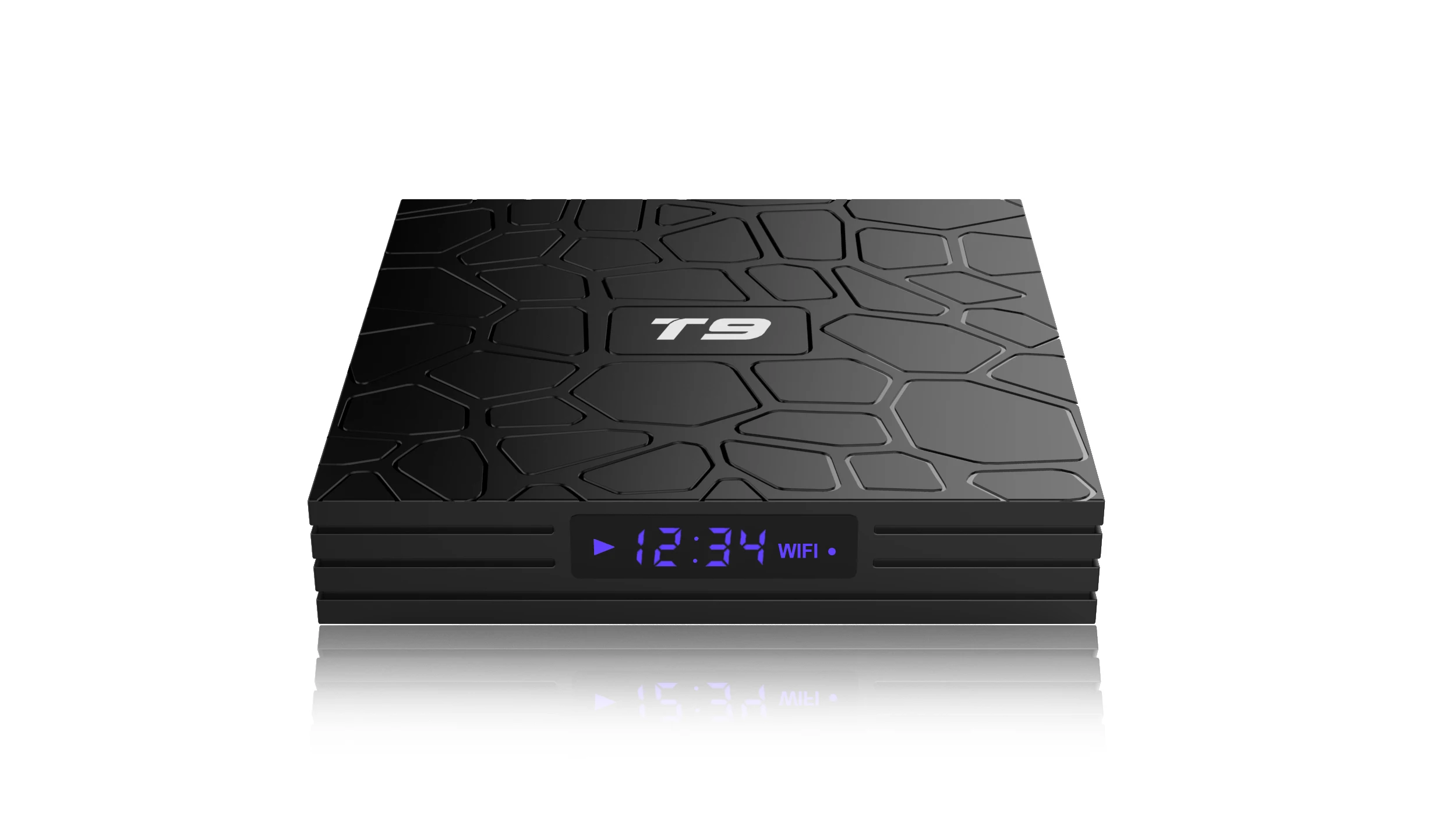 T9 Android 9,0 Smart tv BOX RK3318 Четырехъядерный 4 ГБ ОЗУ 64 Гб ПЗУ 2,4 ГБ/5 Гб двойной wifi Bluetooth цифровой дисплей 3D HDR 4K телеприставка