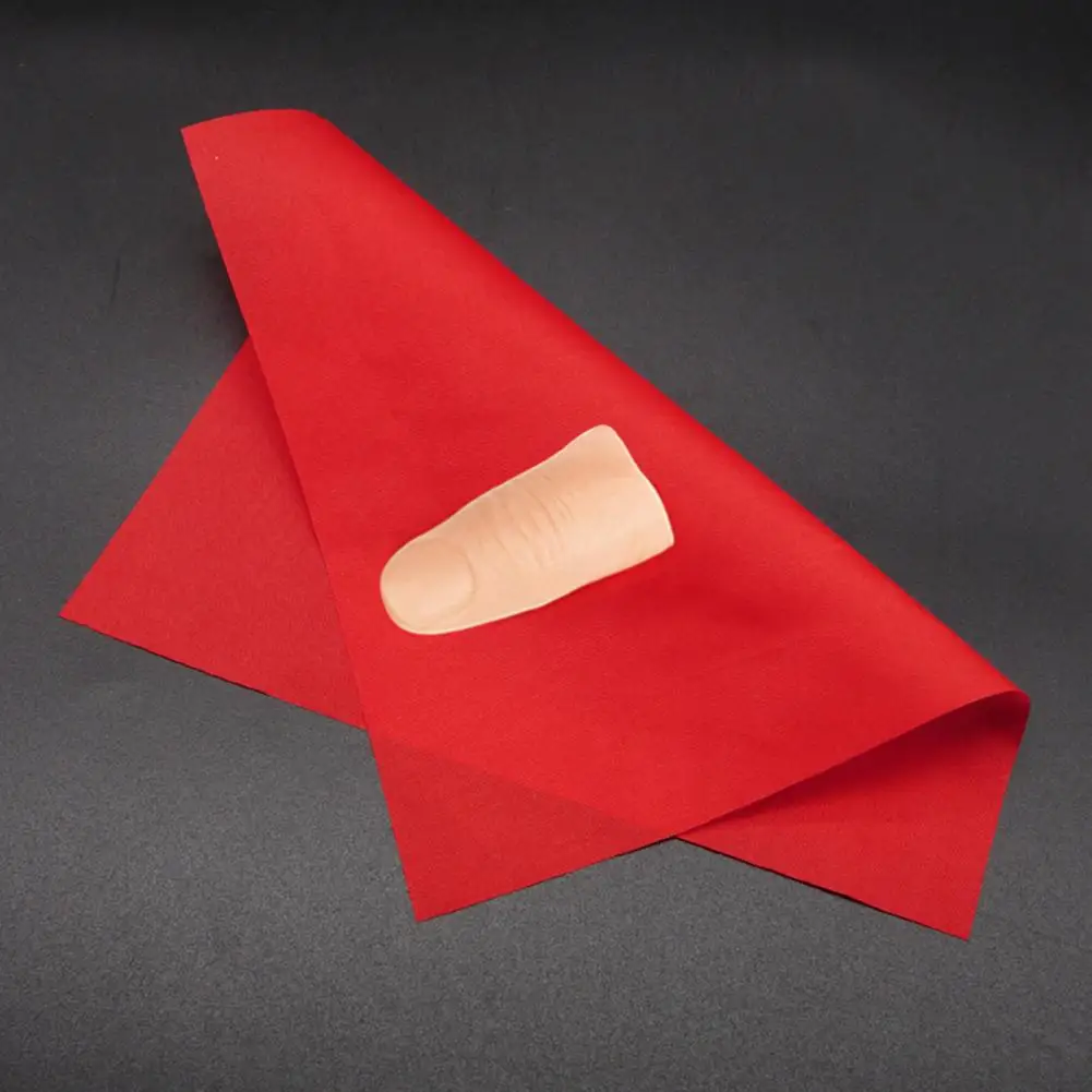 Твердый палец наконечник искусственный магический трюк крупным планом