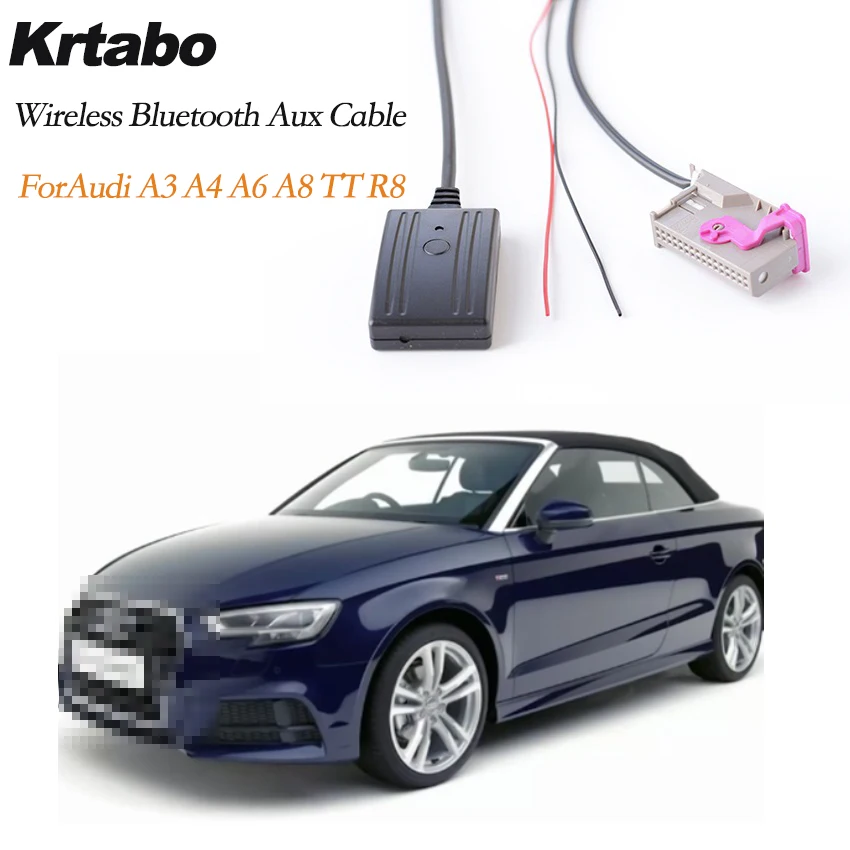 Для Audi A3 A4 A6 A8 TT R8 RNSE хост 32 pin Bluetooth Музыка + микрофон Поддержка изменения