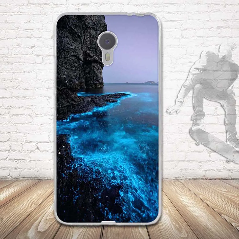 Чехол для Meizu M3 Note силиконовый мягкие чехлы из ТПУ мягкая задняя крышка с рисунком