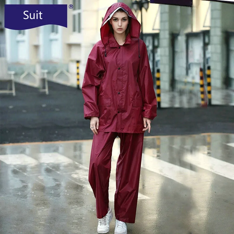 Длинный дождевик для мужчин и женщин куртка с разрезом взрослых мотоциклетный