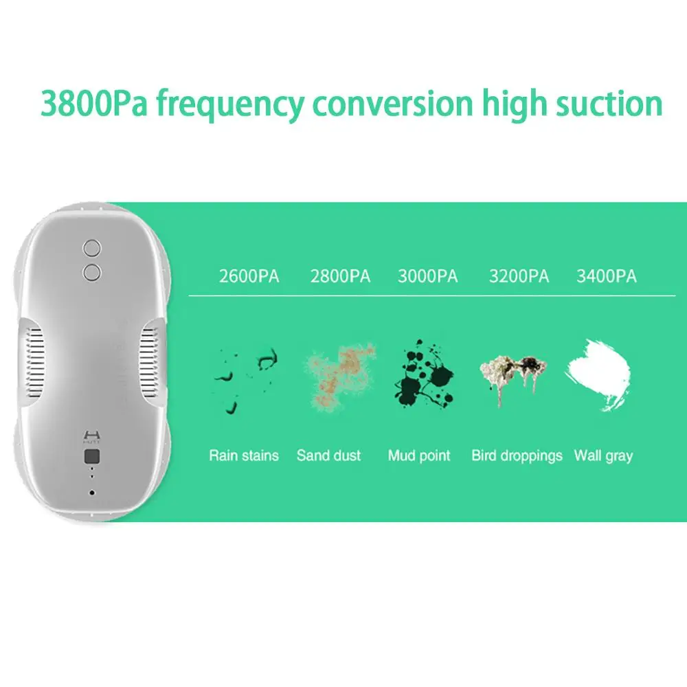 （code:GIFTWEEK1000 11000 1000）Роботизированный очиститель окон HUTT DDC55 умный быстрая и