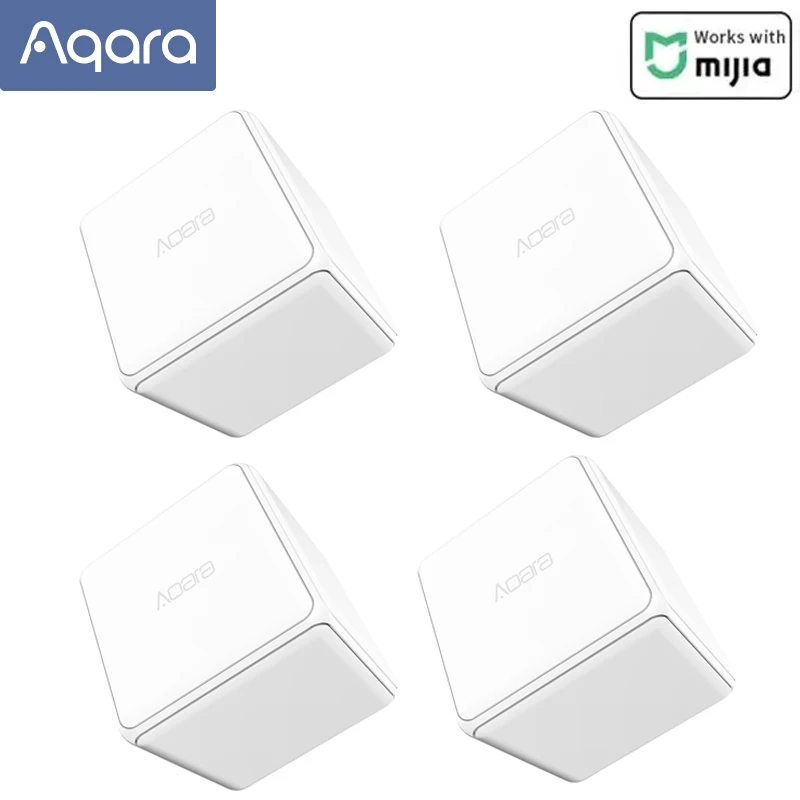 Контроллер Aqara Magic Cube версия Zigbee управляемая приложением Six Action Mi Home для Xiaomi Smart