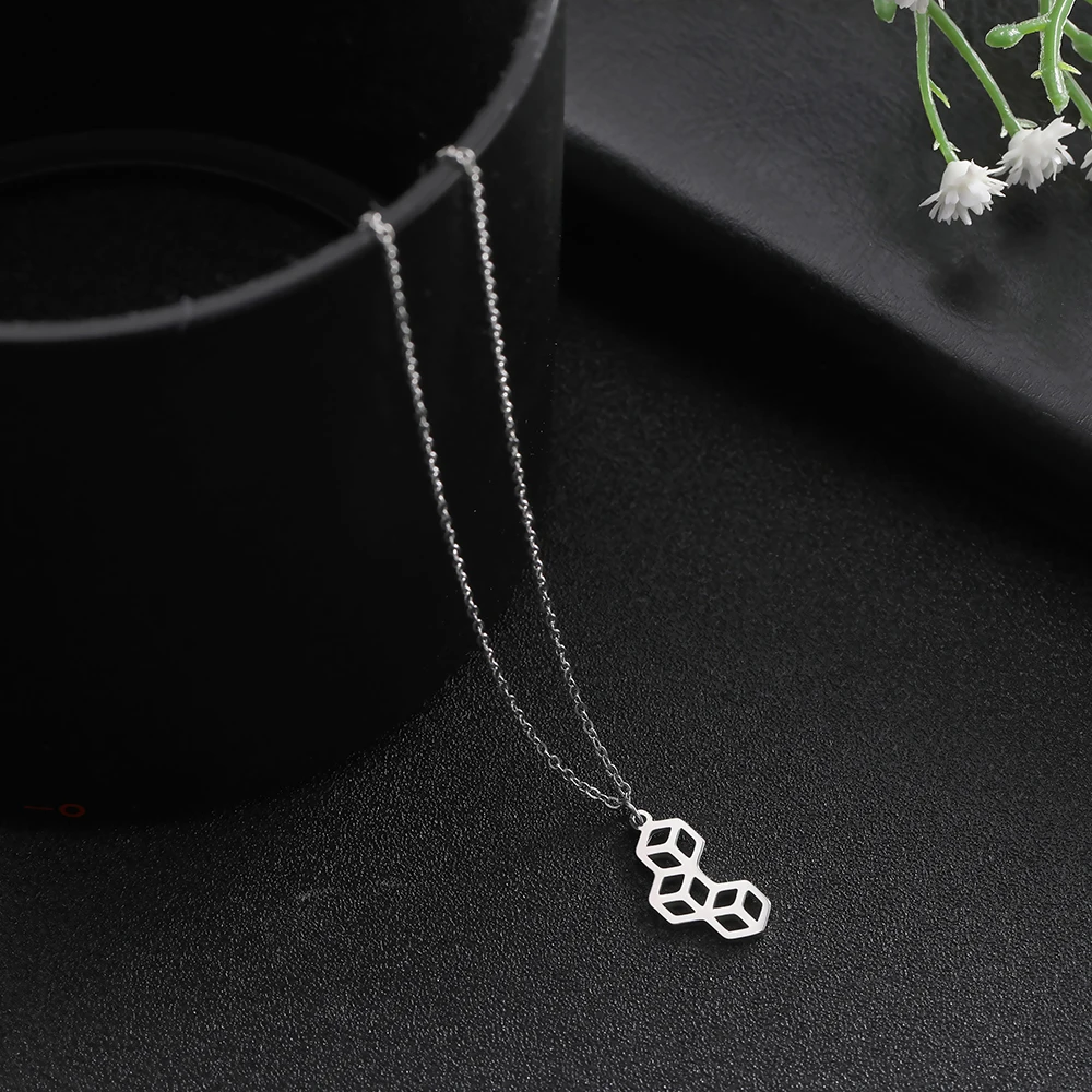 Кулон COOLTIME из нержавеющей стали модное ожерелье аксессуары трендовые сотовые