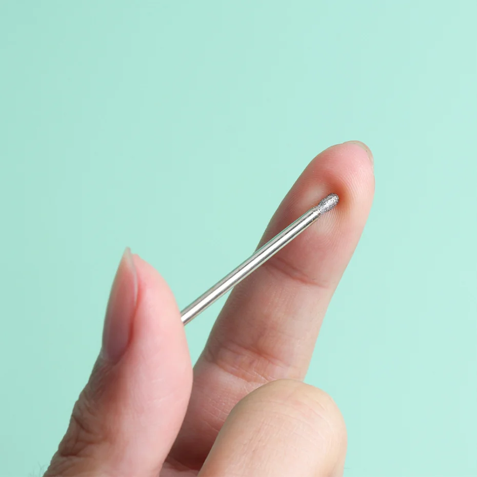 12/30 шт алмазные Кварцевые фрезерные сверла для ногтей набор электрических