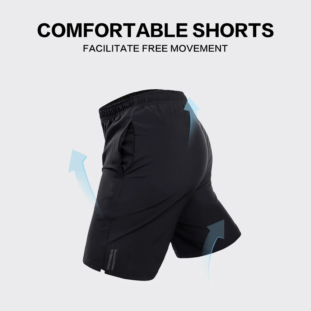 New Fitness Man Bodybuilding Shorts Man Summer Workout Male Breathable Mesh Quick Drying Sports Clothes Jogger Beach Short Pants