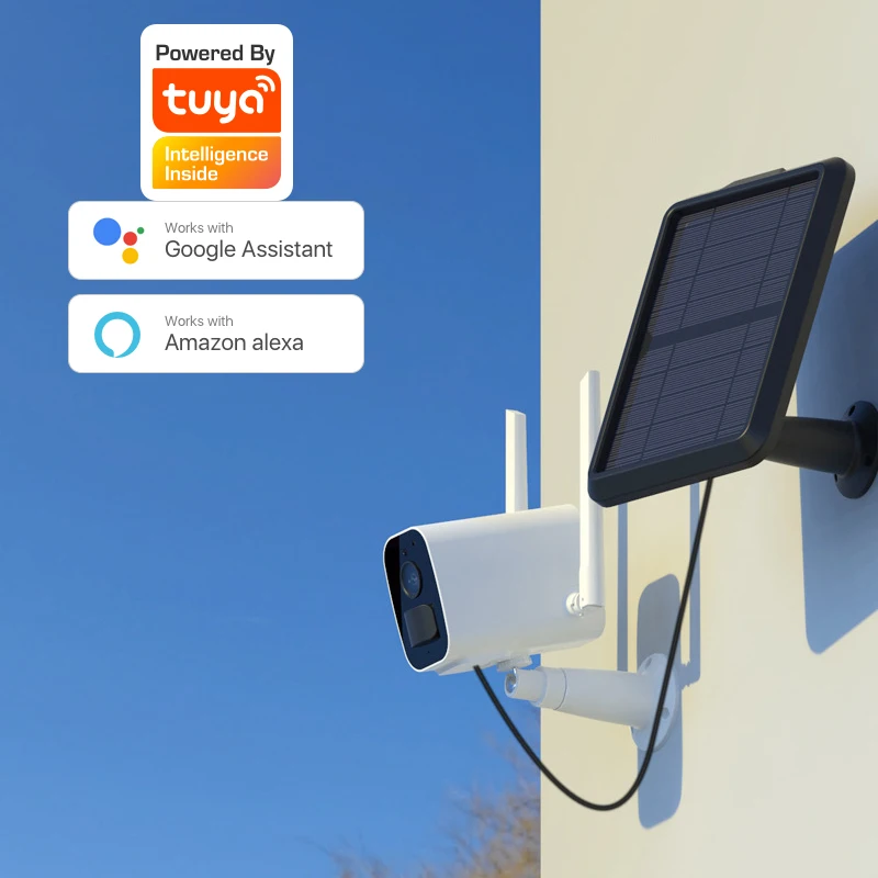 

IP-камера Tuya на солнечной батарее, Wi-Fi, 1080P, IP66, 10000 мАч